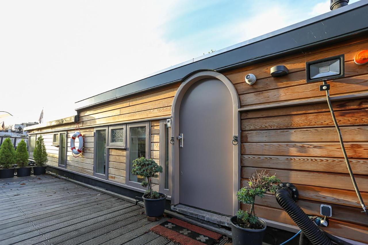 Houseboat Next To Amstel Bed & Breakfast Amsterdam Bagian luar foto