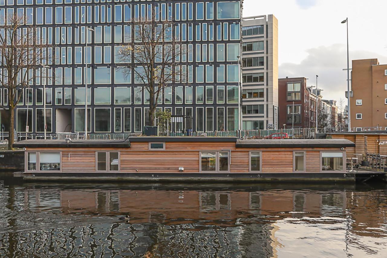 Houseboat Next To Amstel Bed & Breakfast Amsterdam Bagian luar foto
